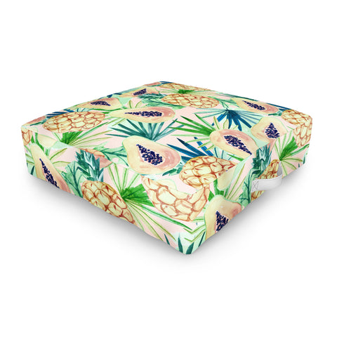 Marta Barragan Camarasa Live the summer Outdoor Floor Cushion