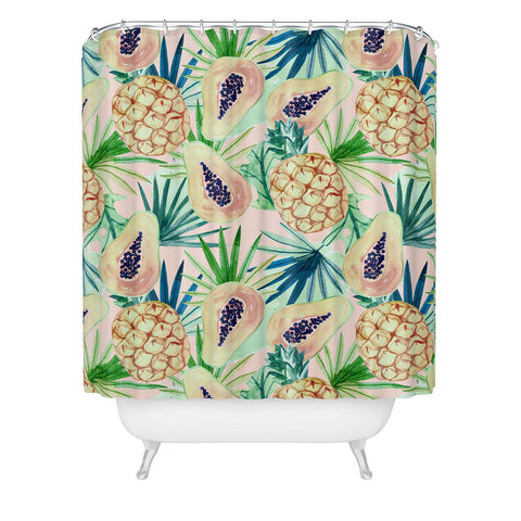 Marta Barragan Camarasa Live the summer Shower Curtain