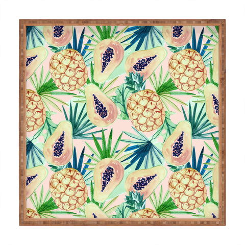 Marta Barragan Camarasa Live the summer Square Tray
