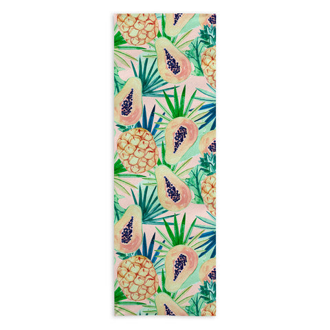 Marta Barragan Camarasa Live the summer Yoga Towel