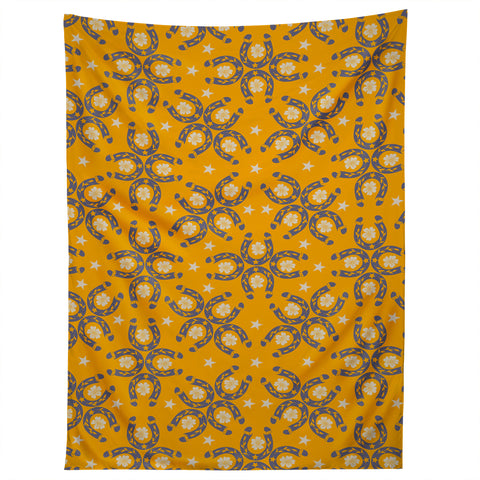 Marta Barragan Camarasa Lucky horseshoes Tapestry