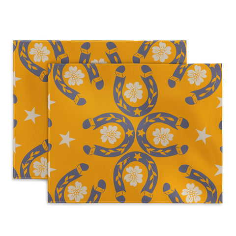 Marta Barragan Camarasa Lucky horseshoes Placemat