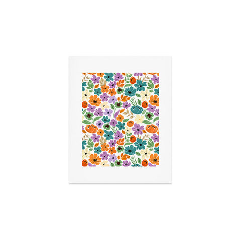Marta Barragan Camarasa Lush Wild Garden Clovers Art Print