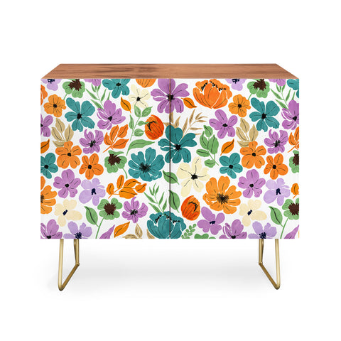 Marta Barragan Camarasa Lush Wild Garden Clovers Credenza