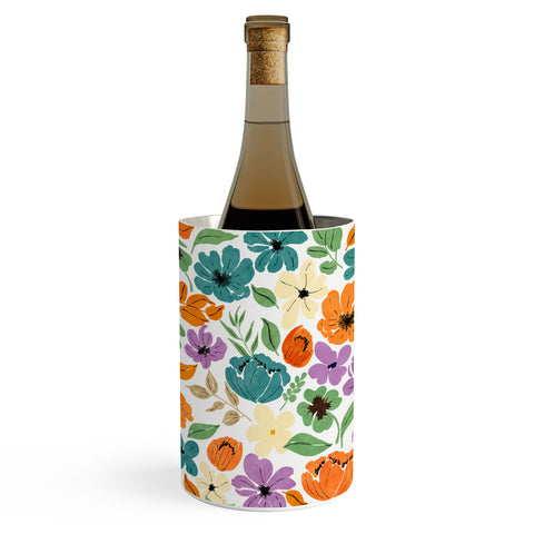 Marta Barragan Camarasa Lush Wild Garden Clovers Wine Chiller