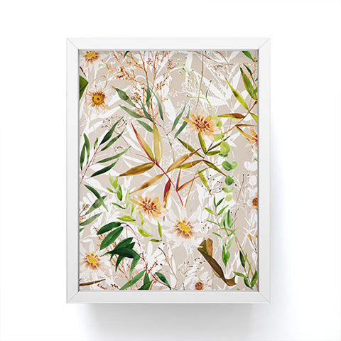 Marta Barragan Camarasa Lush wild meadow U8 Framed Mini Art Print