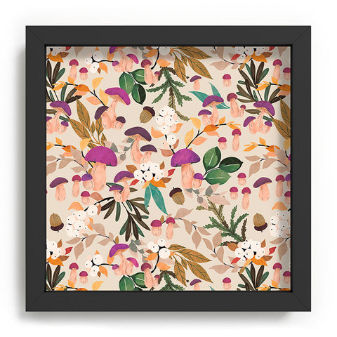 Marta Barragan Camarasa Magic mushroom forest Recessed Framing Square