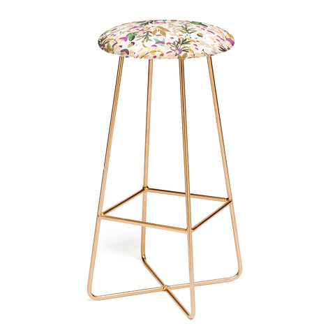 Marta Barragan Camarasa Magic mushroom forest Bar Stool