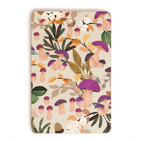Marta Barragan Camarasa Magic mushroom forest Cutting Board Rectangle