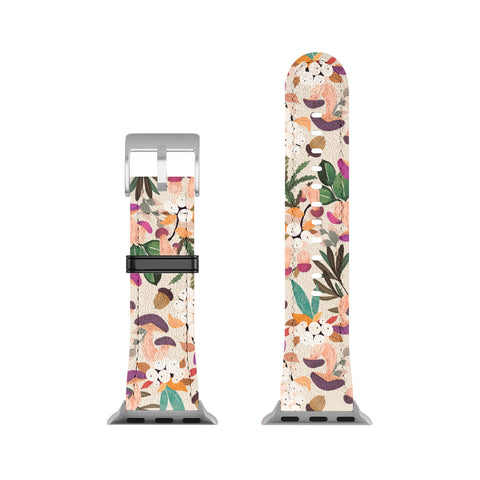 Marta Barragan Camarasa Magic mushroom forest Apple Watch Band