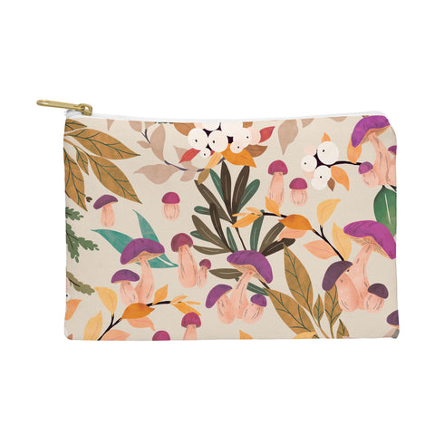Marta Barragan Camarasa Magic mushroom forest Pouch