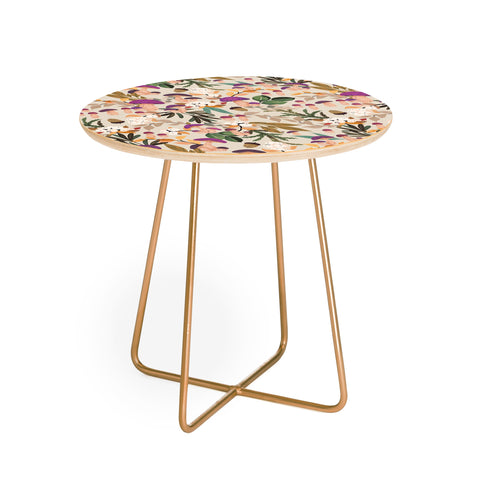 Marta Barragan Camarasa Magic mushroom forest Round Side Table