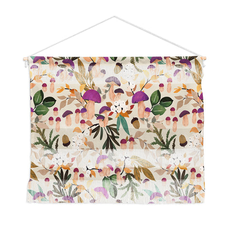 Marta Barragan Camarasa Magic mushroom forest Wall Hanging Landscape
