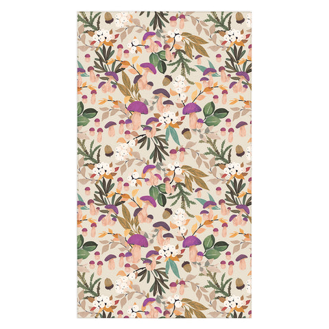 Marta Barragan Camarasa Magic mushroom forest Tablecloth