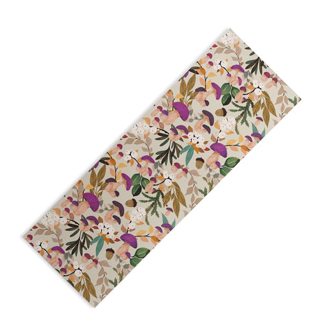 Marta Barragan Camarasa Magic mushroom forest Yoga Mat