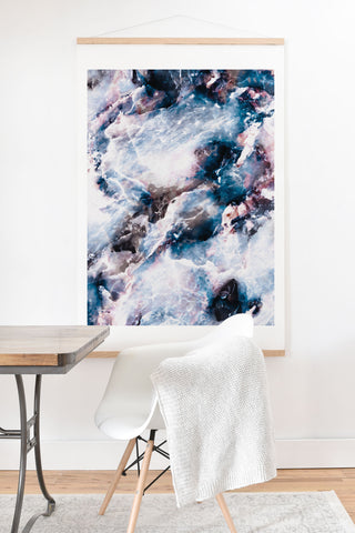 Marta Barragan Camarasa Marble effect Art Print And Hanger