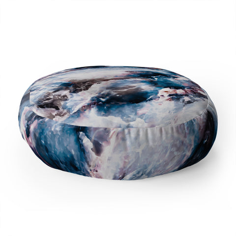 Marta Barragan Camarasa Marble effect Floor Pillow Round
