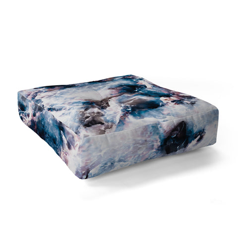 Marta Barragan Camarasa Marble effect Floor Pillow Square
