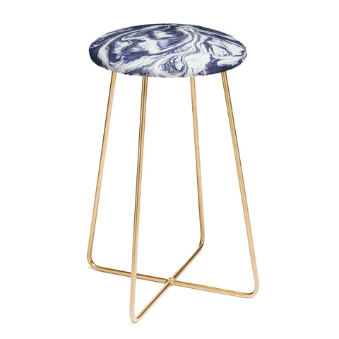 Marta Barragan Camarasa Marble indigo Counter Stool