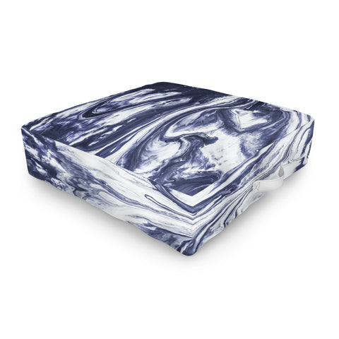 Marta Barragan Camarasa Marble indigo Outdoor Floor Cushion