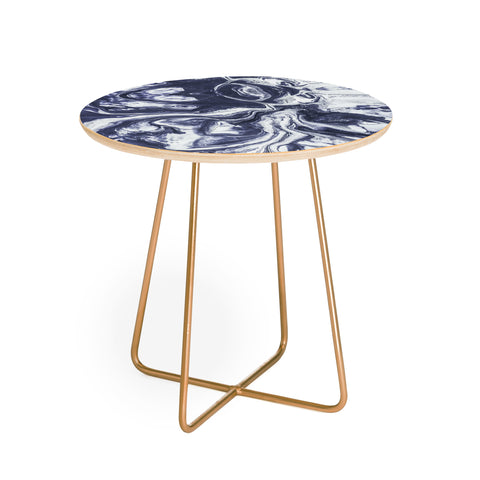 Marta Barragan Camarasa Marble indigo Round Side Table