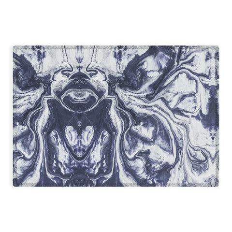 Marta Barragan Camarasa Marble indigo Outdoor Rug
