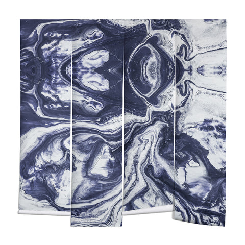 Marta Barragan Camarasa Marble indigo Wall Mural