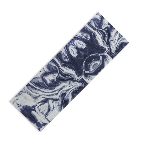 Marta Barragan Camarasa Marble indigo Yoga Mat