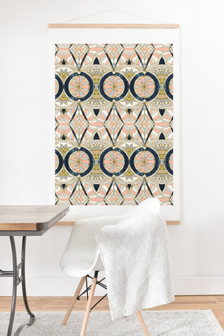 Marta Barragan Camarasa Marble mosaic pattern Art Print And Hanger