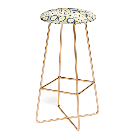 Marta Barragan Camarasa Marble mosaic pattern Bar Stool