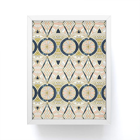 Marta Barragan Camarasa Marble mosaic pattern Framed Mini Art Print