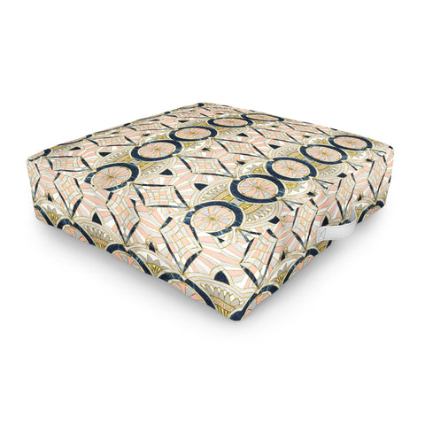 Marta Barragan Camarasa Marble mosaic pattern Outdoor Floor Cushion