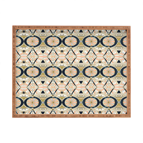 Marta Barragan Camarasa Marble mosaic pattern Rectangular Tray