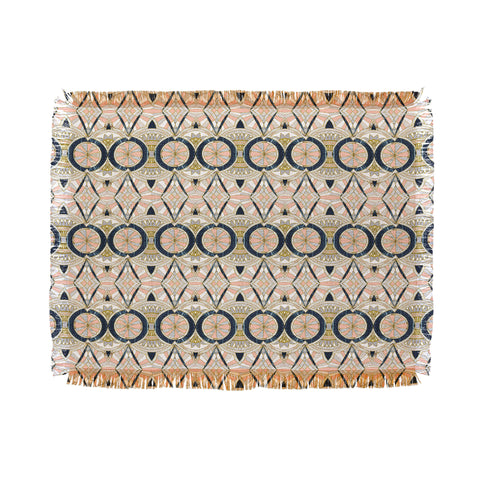 Marta Barragan Camarasa Marble mosaic pattern Throw Blanket