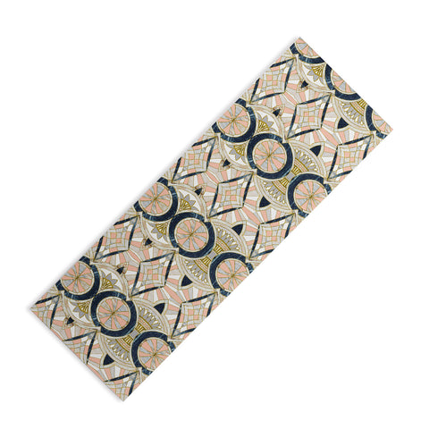 Marta Barragan Camarasa Marble mosaic pattern Yoga Mat