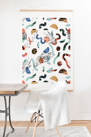 Marta Barragan Camarasa Marble nature geometric II Art Print And Hanger