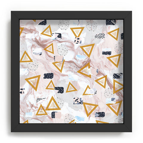 Marta Barragan Camarasa Marble shapes and triangles Recessed Framing Square