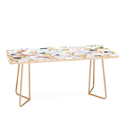 Marta Barragan Camarasa Marble shapes and triangles Coffee Table