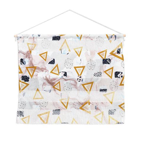 Marta Barragan Camarasa Marble shapes and triangles Wall Hanging Landscape