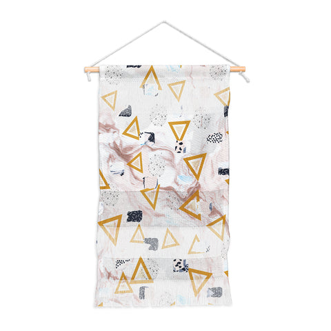 Marta Barragan Camarasa Marble shapes and triangles Wall Hanging Portrait