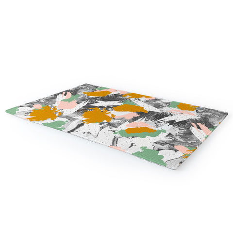 Marta Barragan Camarasa Marbled abstract in the colors Area Rug