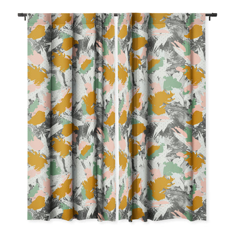 Marta Barragan Camarasa Marbled abstract in the colors Blackout Non Repeat