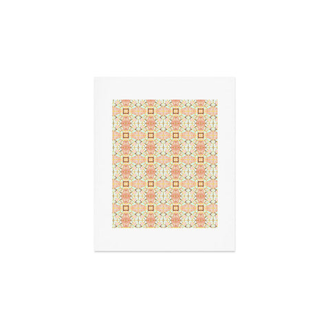 Marta Barragan Camarasa Marbled geometric mosaic pattern Art Print