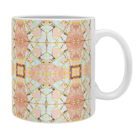 Marta Barragan Camarasa Marbled geometric mosaic pattern Coffee Mug