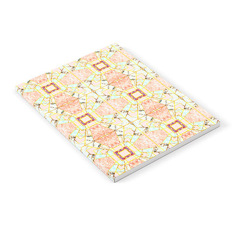 Marta Barragan Camarasa Marbled geometric mosaic pattern Notebook