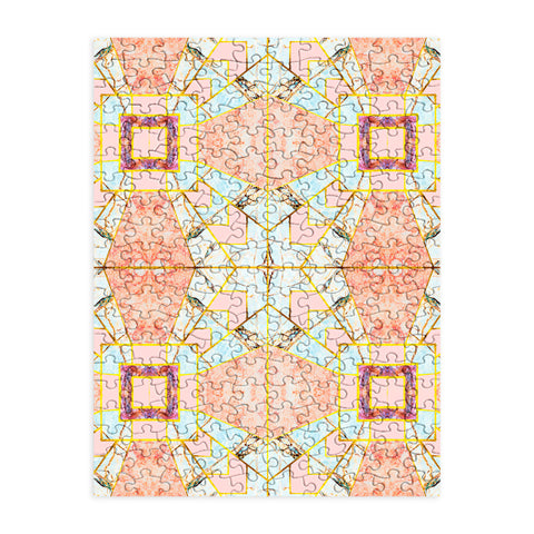 Marta Barragan Camarasa Marbled geometric mosaic pattern Puzzle
