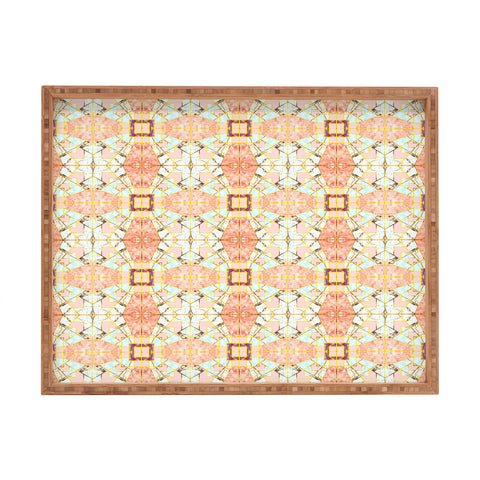 Marta Barragan Camarasa Marbled geometric mosaic pattern Rectangular Tray