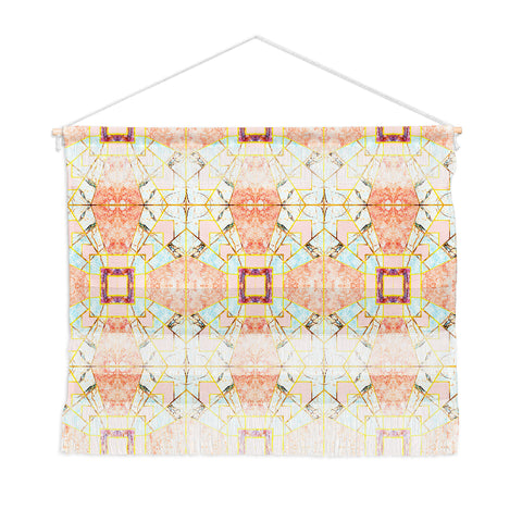 Marta Barragan Camarasa Marbled geometric mosaic pattern Wall Hanging Landscape