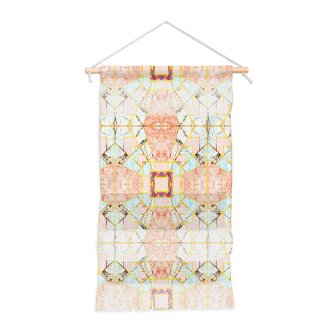 Marta Barragan Camarasa Marbled geometric mosaic pattern Wall Hanging Portrait