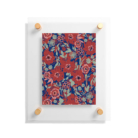 Marta Barragan Camarasa Meadow red garden 23 Floating Acrylic Print